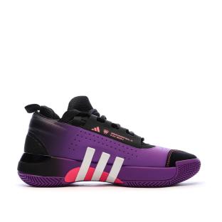 Chaussures de Basketball Violette Homme Adidas Issue 5 vue 2