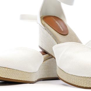 Sandales Blanches Femme Tommy Hilfiger FW0FW08657 vue 7