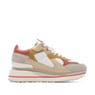 Baskets Blanche/Rose Femme Replay Lucille Penny vue 2