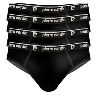 X4 Slips Noir Homme Pierre Cardin Ssvet pas cher