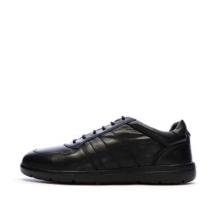 Baskets Noires Homme Geox Leitan pas cher