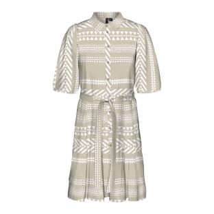 Robe Grise/Blanche Femme Vero Moda Dicthe vue 0