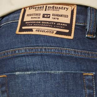 Jean Straight Bleu Foncé Homme Diesel Safado vue 3