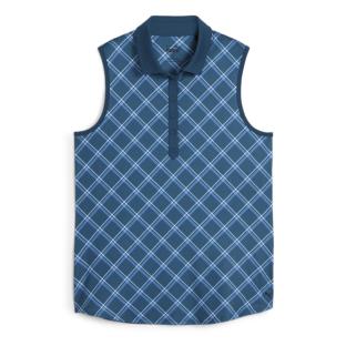 Puma Cloudspun Women’s Blue Golf Polo Shirt Photo of the Espace des Marques %store% store - view of %key%