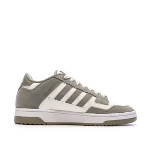 Baskets Grises/Beiges Homme Adidas Rapid Court vue 2