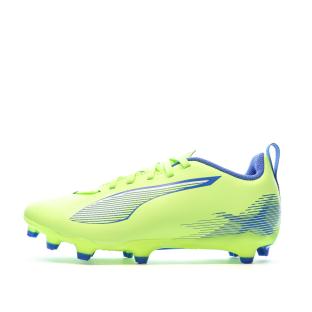 Chaussures de football Jaune Fluo Garçon Puma Ultra 5 Play FG/AG pas cher