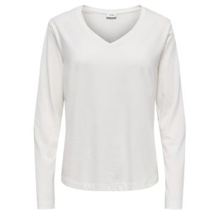 T-Shirt Manches Longues Blanc Femme JDY Rex vue 0
