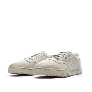 Baskets Blanches Homme Adidas Powerphase vue 0
