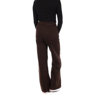 Jean Loose Marron Femme Monday Premium 1887F vue 2