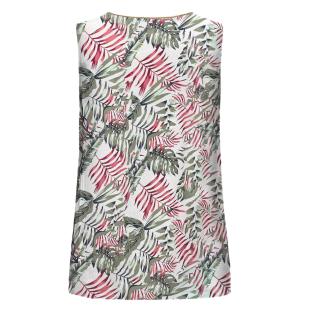 T-Shirt Blanc/Kaki Femme Only Onlselina pas cher