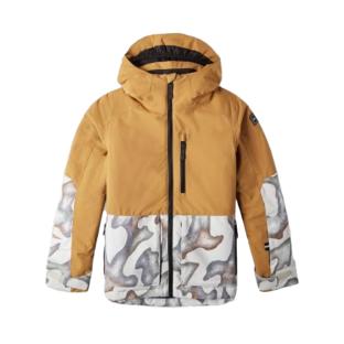 Manteau de Ski Orange/Blanc Garçon O'Neill Texture Jacket vue 3