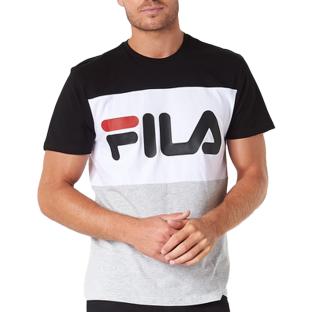 T-shirt Gris/Noir Homme Fila Flat Matte vue 2