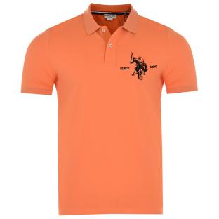 Polo Orange Homme US Polo ASSN Salk pas cher
