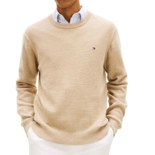 Pull Taupe Homme Tommy Hilfiger Seasonal vue 0