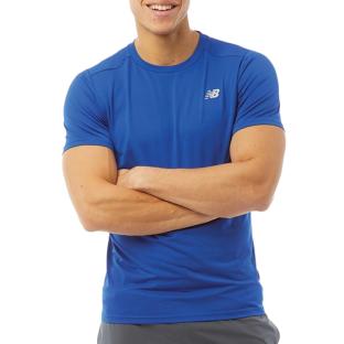 T-shirt Bleu Homme New Balance Core pas cher