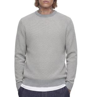 Pull Gris Homme Jack & Jones Globe Knit vue 0