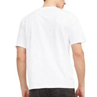 T-shirt Blanc Homme Jack & Jones 12255042 vue 2