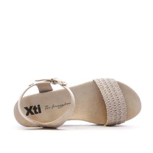 Sandales à Talon Beige Femme XTI 143857 vue 4