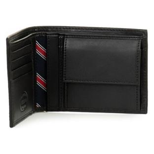 Coffret Portefeuille + Porte Clef Homme Noir Tommy Hilfiger Eton vue 0