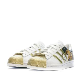 Baskets Blanches Mixte Adidas Superstar Yu-Gi-Oh vue 0