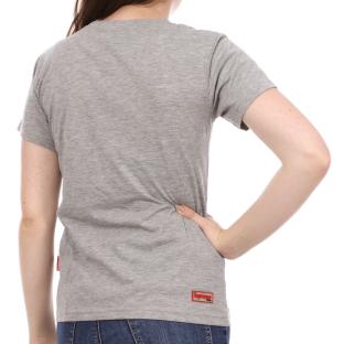 T-shirt Gris Femme Supreme Grip Mary vue 2
