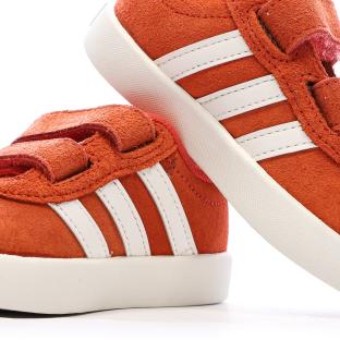 Baskets Rouges/Blanches Fille Adidas Grand Court 3.0 vue 7