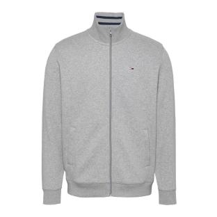 Sweat Zippé Gris Clair Homme Tommy Hilfiger Fleece pas cher