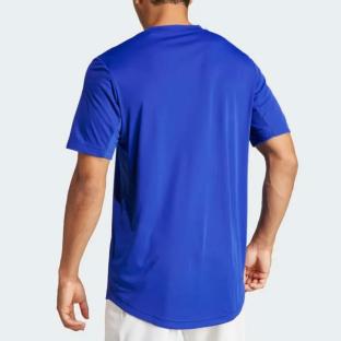 T-Shirt Bleu Homme Adidas Club vue 2
