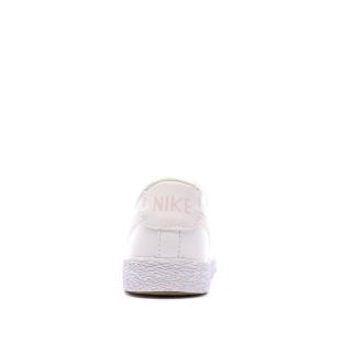 Baskets Blanches Fille Nike Blazer Low vue 3