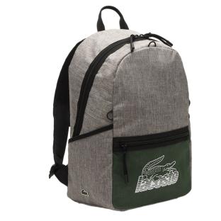 Sac à Dos Gris/Vert Homme Lacoste NH4144NZ vue 2