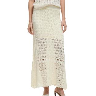 Jupe Beige Vila Femme Vidolise Ankle vue 0