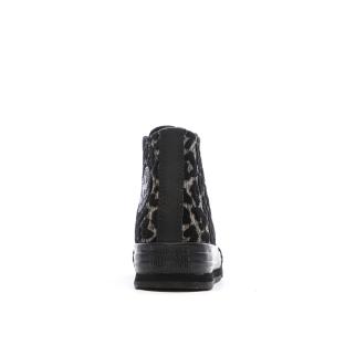Baskets Noires à Motifs Fille Converse Chuck Taylor All Star Eva Lift vue 3