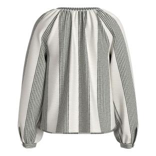 Blouse Blanche/Grise Foncé Femme Vila Zoffe vue 0