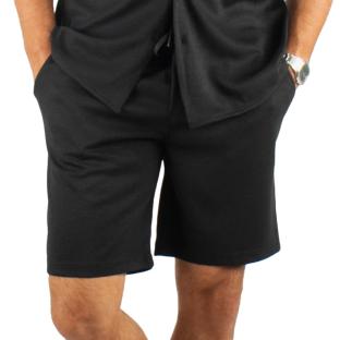 Short Noir Homme Paname Brothers Poly pas cher