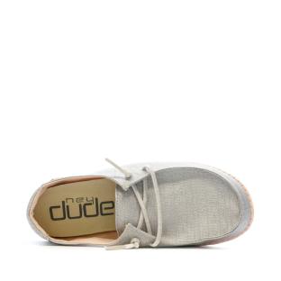 Chaussures Argentés Fille Hey Dude Wendy vue 4