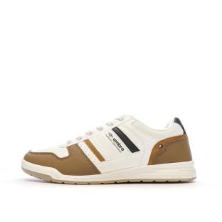 Baskets Blanc/Marron Homme Umbro Slade pas cher