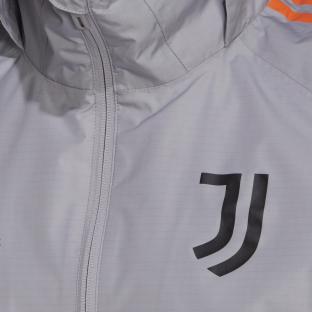 Juventus Veste Coupe-Vent Grise Homme Adidas 2022 vue 3