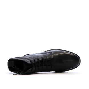 Bottines Noires Homme Geox Cannaregio vue 4