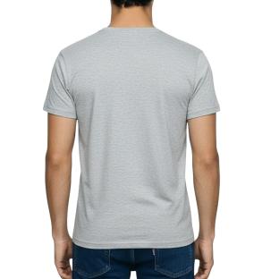 T-Shirt Gris Homme Lee Cooper GLC1986 vue 0