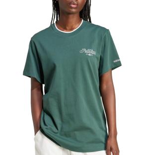 T-shirt Vert Femme Adidas Graphic Tee pas cher