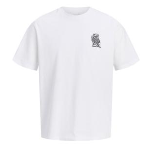 T-Shirt Blanc Homme Jack & Jones Jordog vue 0