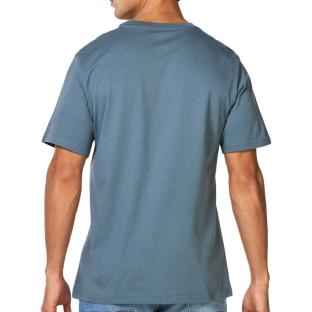 T-shirt Bleu Homme Converse Outdoor Star vue 0