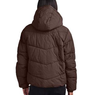 Doudoune Marron Foncé Femme Pieces Jamilla vue 2