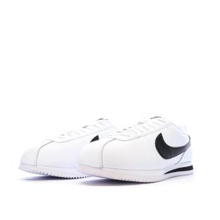 Baskets Blanc/Noir Homme Nike Cortez vue 0