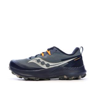 Chaussures de running Grises Homme Saucony Peregrine 14 pas cher
