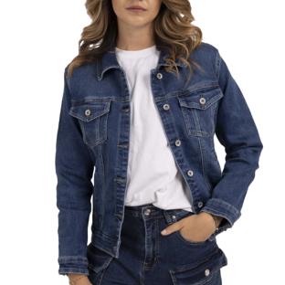 Veste en Jean Bleu Femme My Tina's LW-589 pas cher