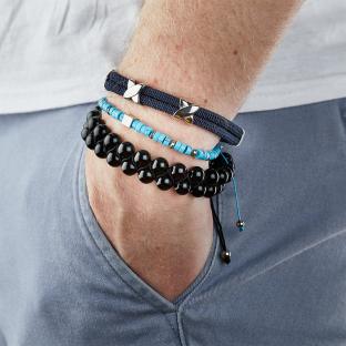 Bracelet Turquoises Homme Geographical Norway 315077 vue 2