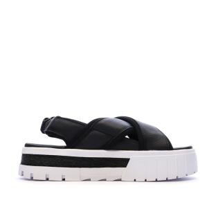 Sandales Noires Femme Puma Mayze vue 2