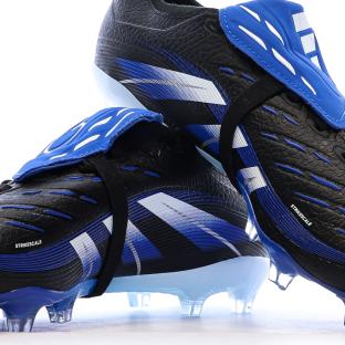 Chaussures de Foot Noir/Bleu Homme Adidas Predator League FT FG/MG JB vue 0