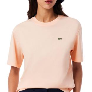 Camiseta naranja claro para mujer de Lacoste TF7215 ver 0